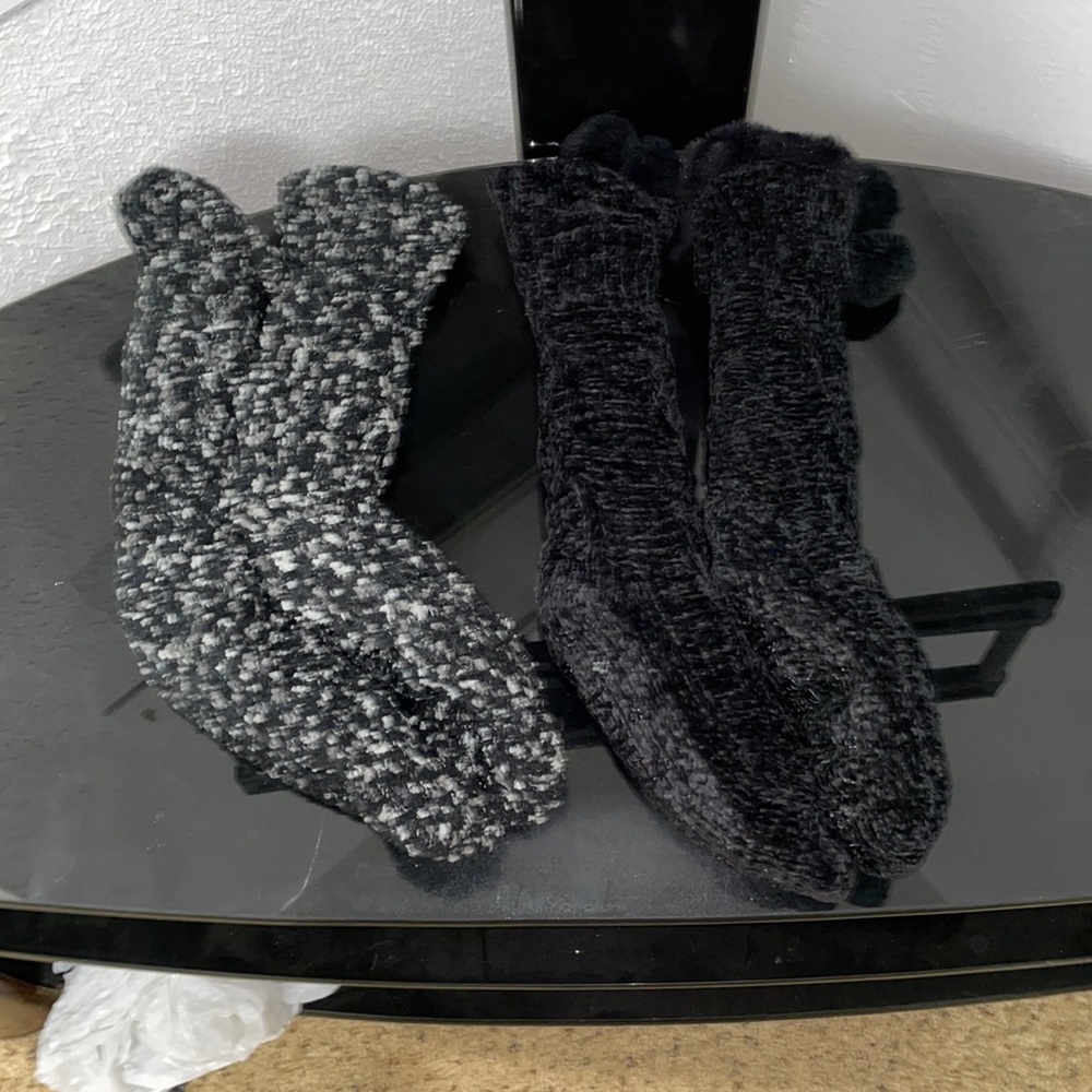Thick fuzzy socks